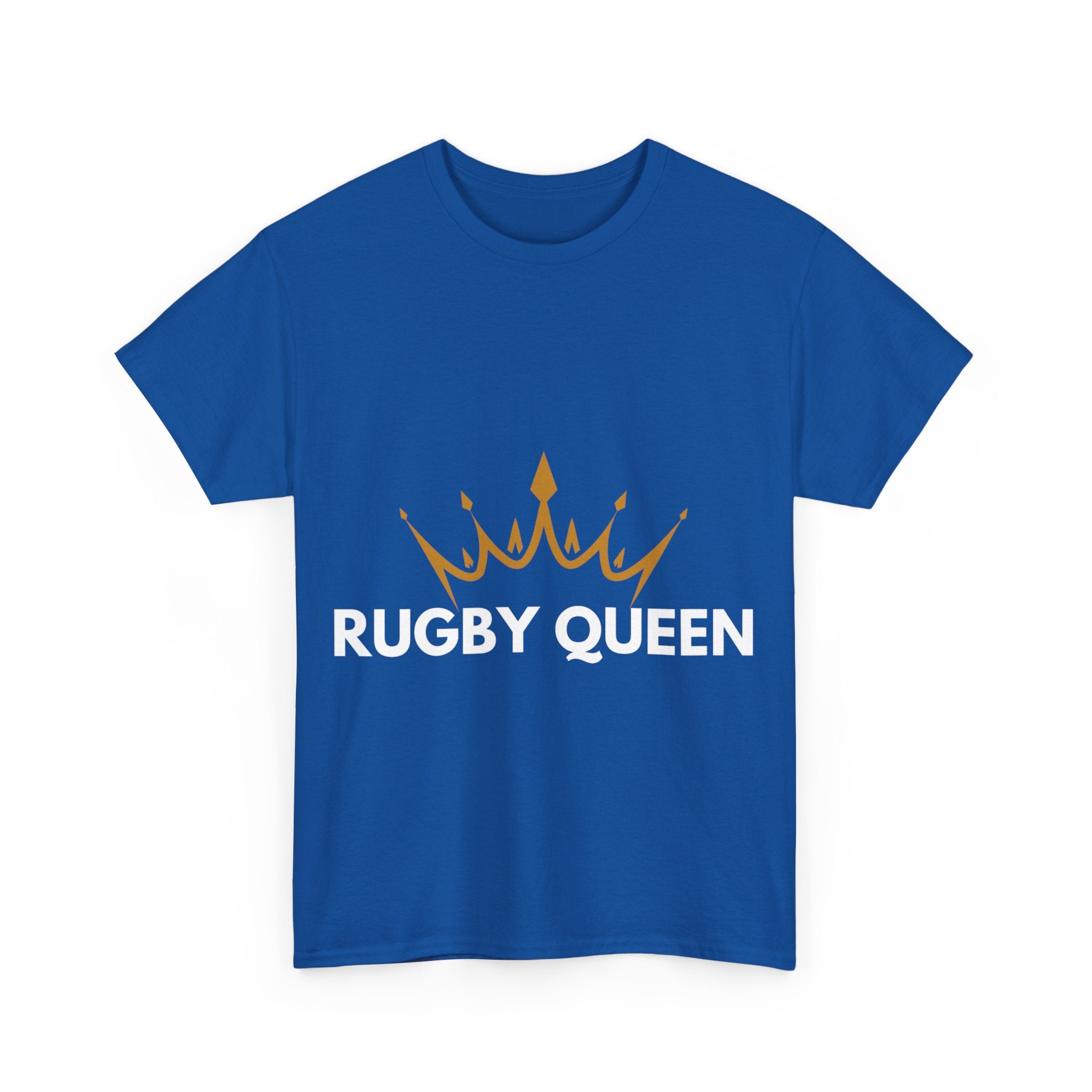 "RUGBY QUEEN" Cotton Tee Unisex Front Print