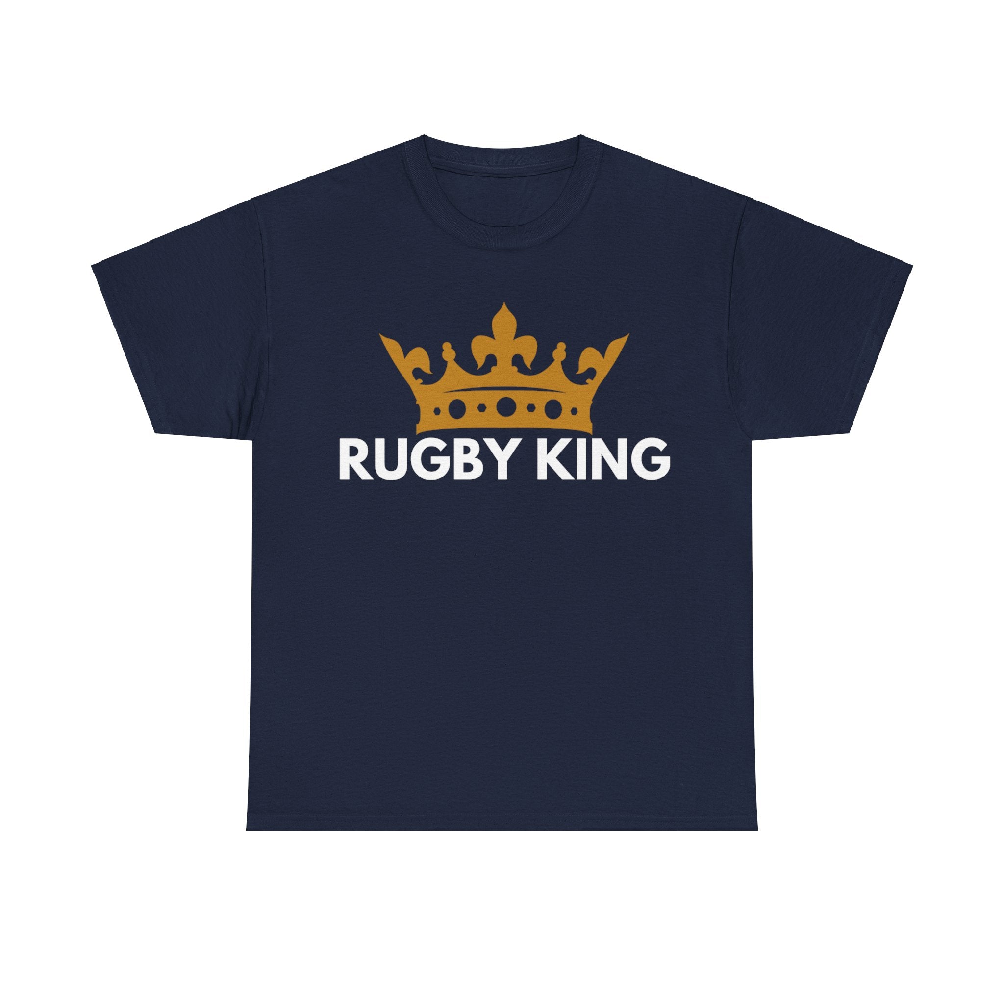 "RUGBY KING" Cotton Tee Unisex Front Print