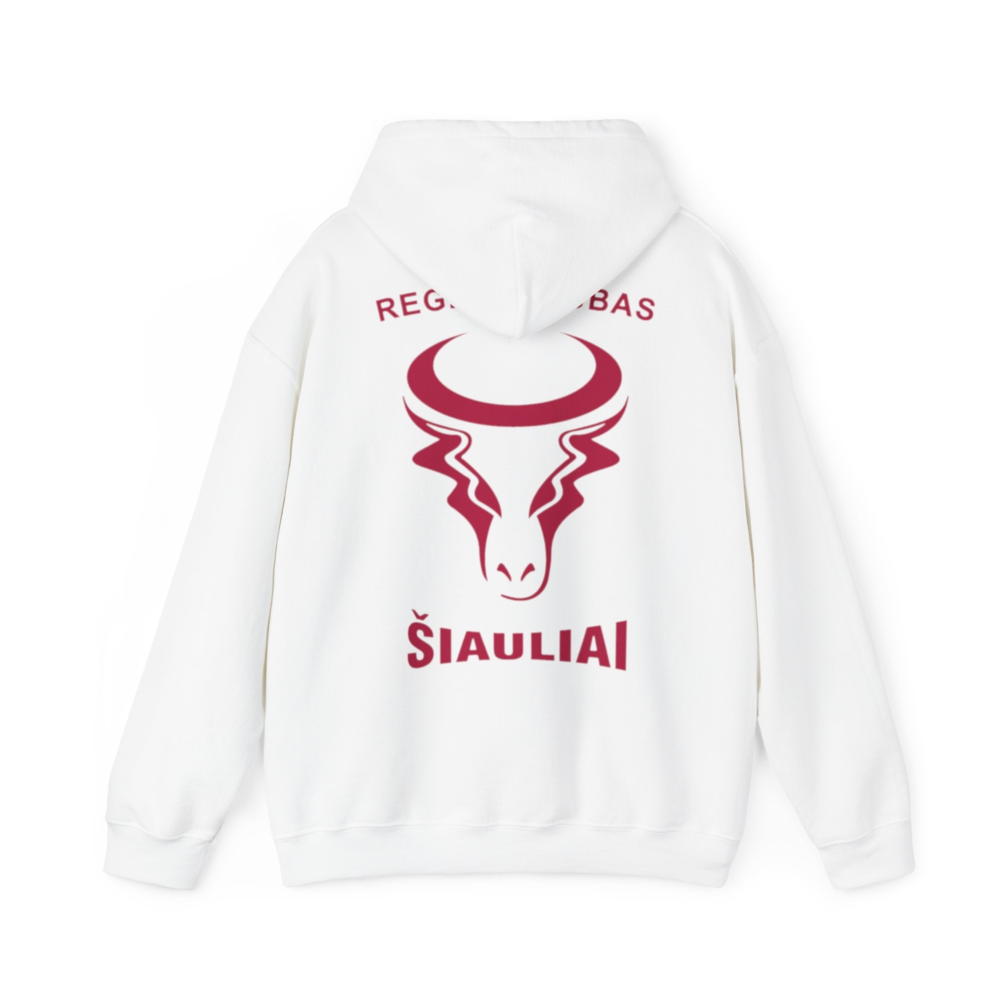 Hooded Sweatshirt Back Print "ŠIAULIAI"