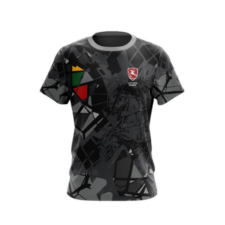 Juodi Sportiniai Marškinėliai "LRF"