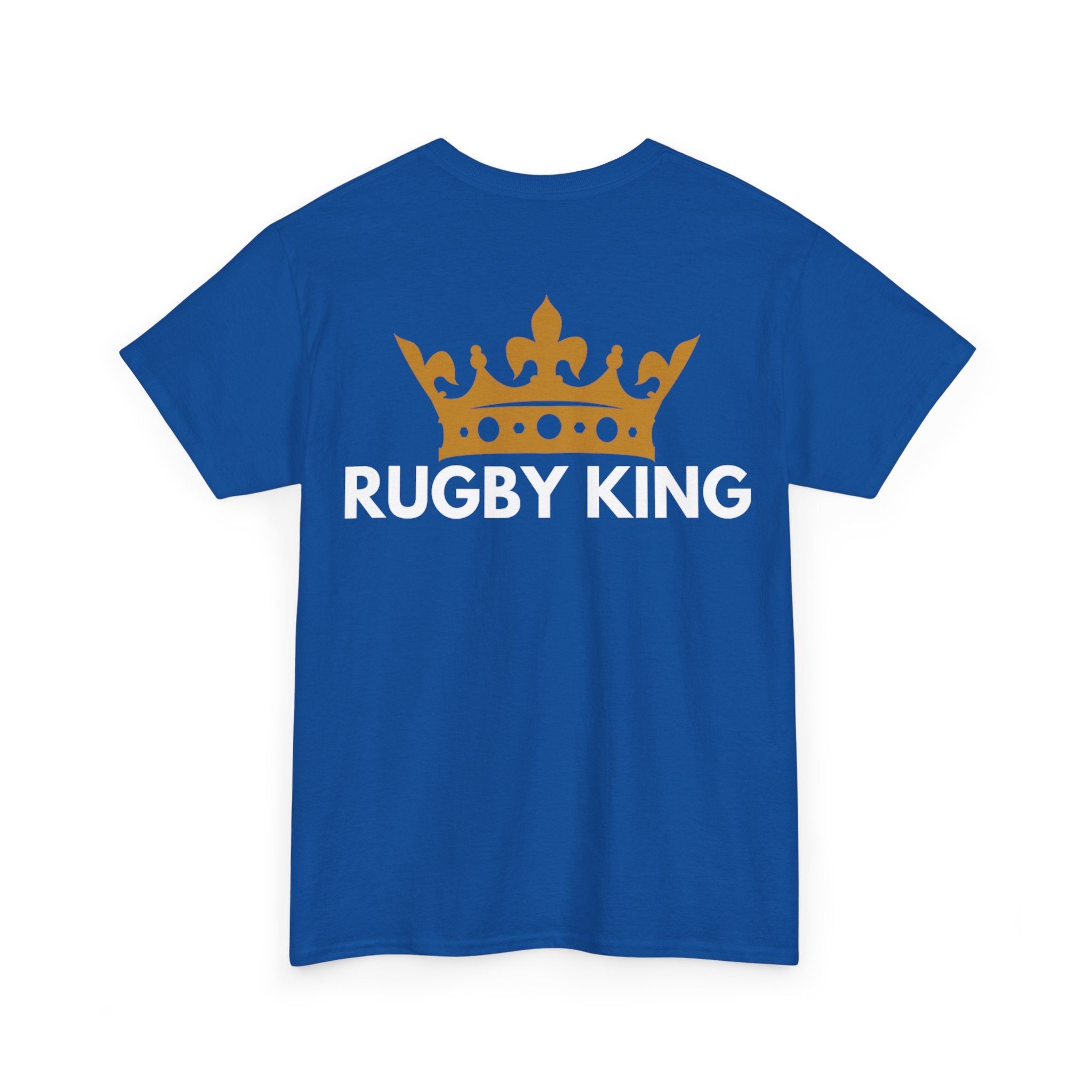 "RUGBY KING" Cotton Tee Unisex Back Print