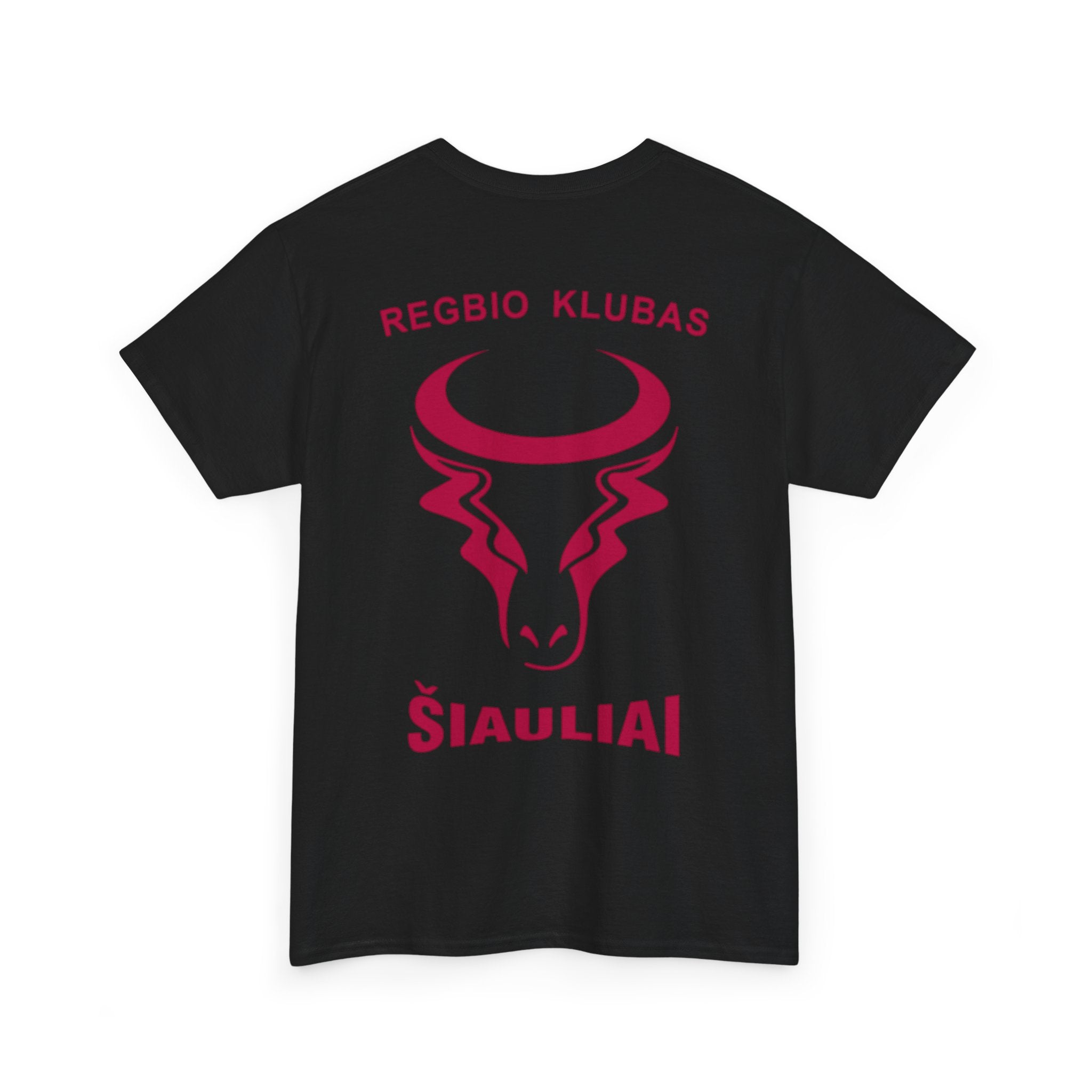 Cotton Tee Unisex Back Print "ŠIAULIAI"