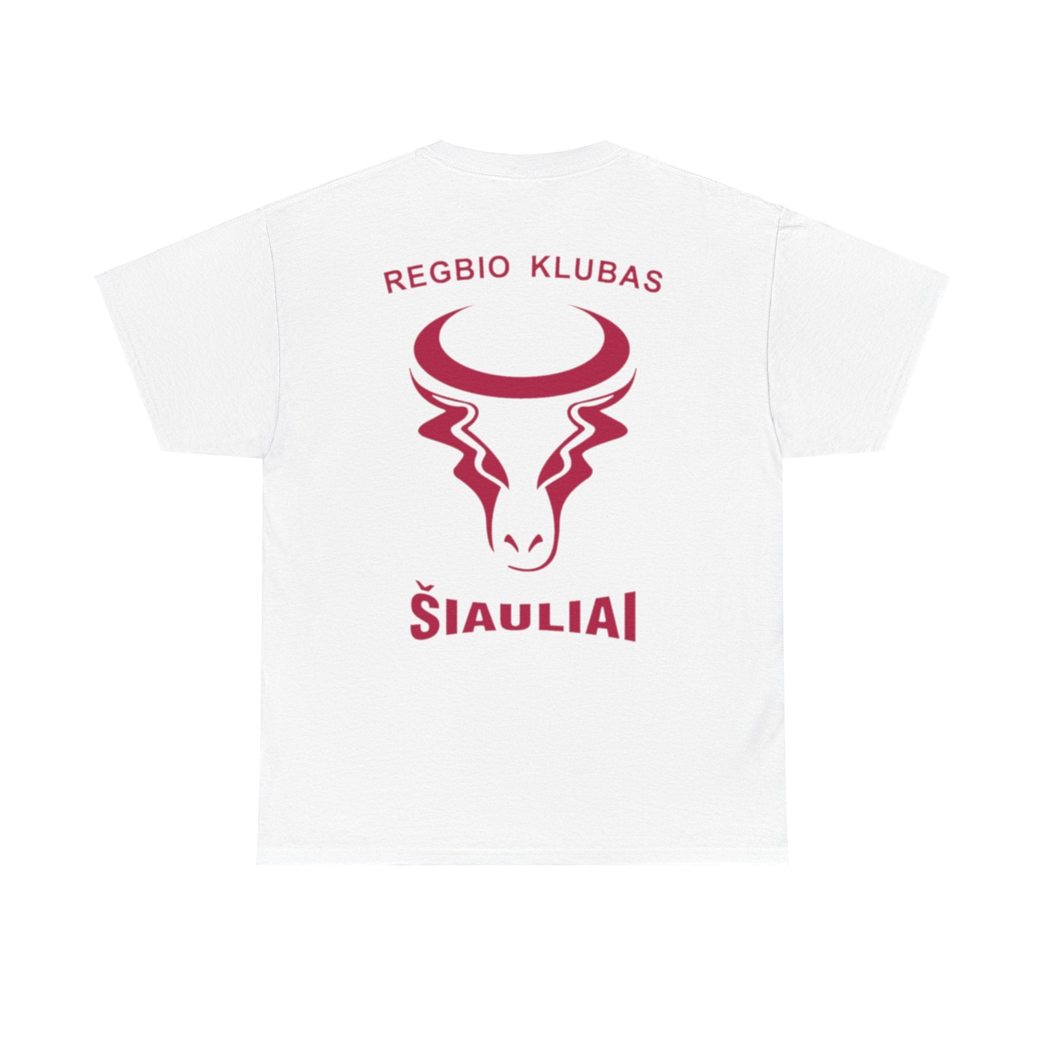 Cotton Tee Unisex Back Print "ŠIAULIAI"