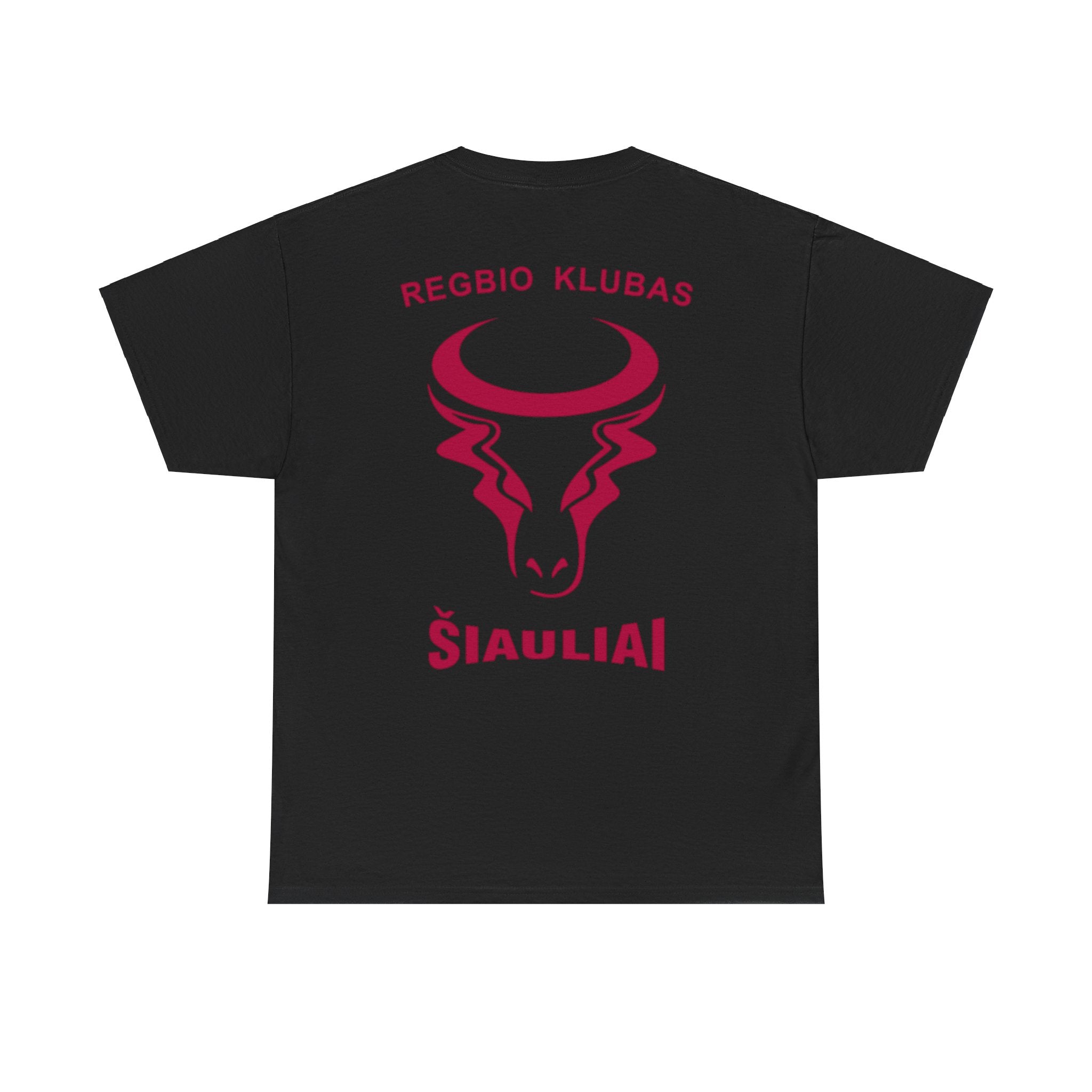 Cotton Tee Unisex Back Print "ŠIAULIAI"