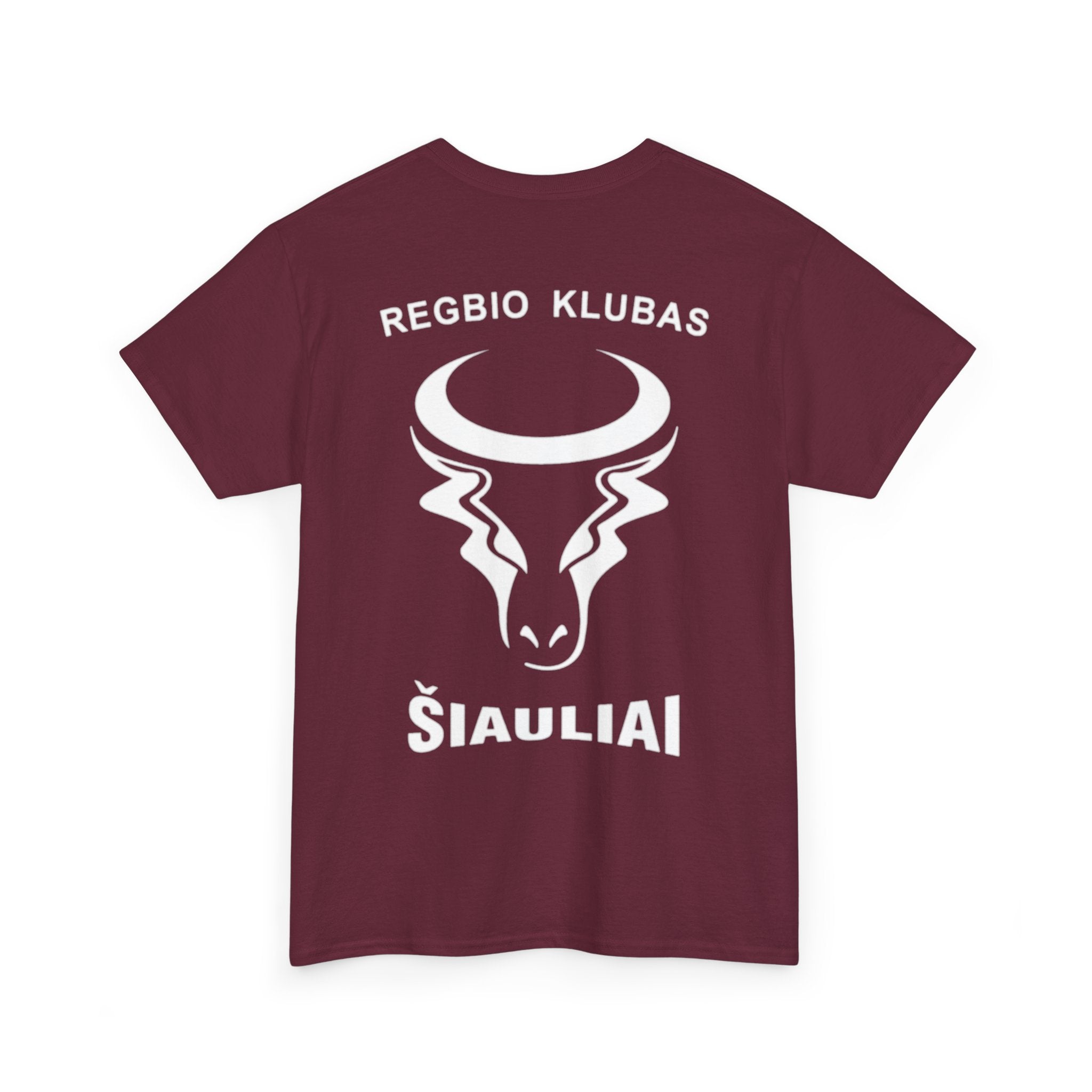 Cotton Tee Unisex Back Print "ŠIAULIAI"