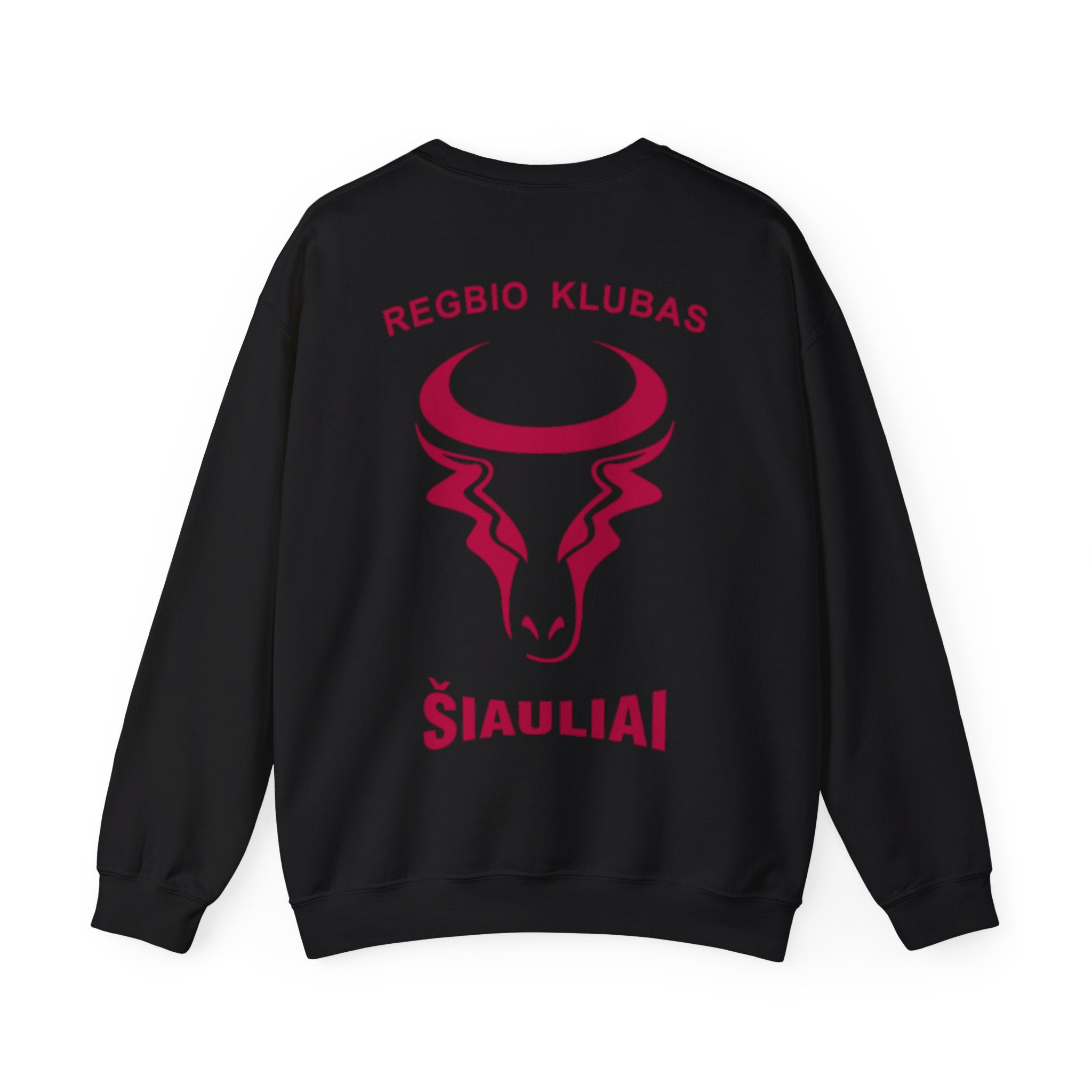 Crewneck Unisex Sweatshirt Back Print  "ŠIAULIAI"