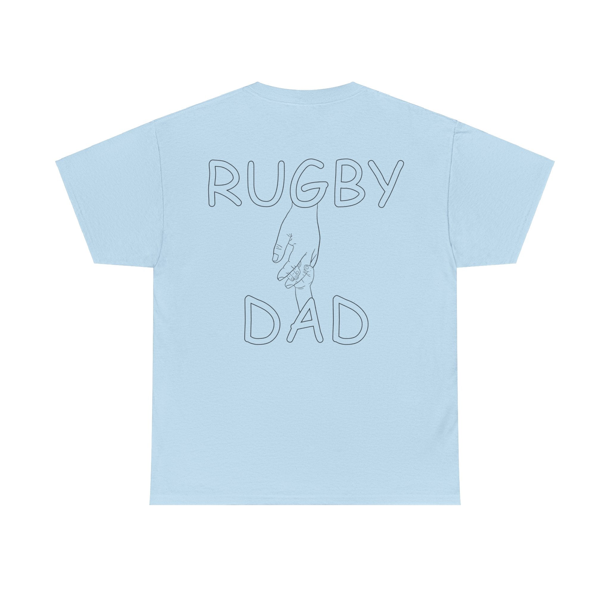 "RUGBY DAD" Cotton Tee Unisex Back Print