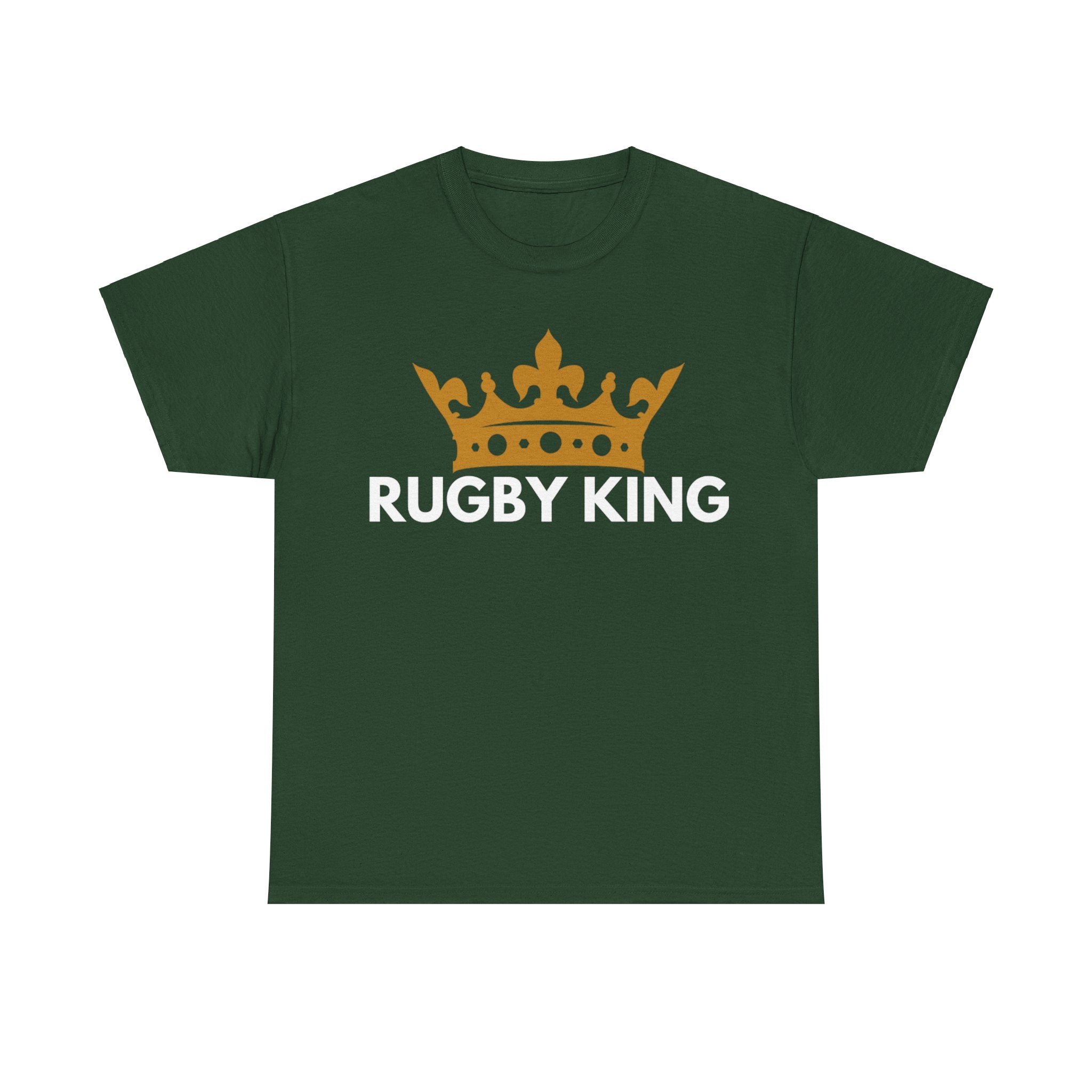 "RUGBY KING" Cotton Tee Unisex Front Print