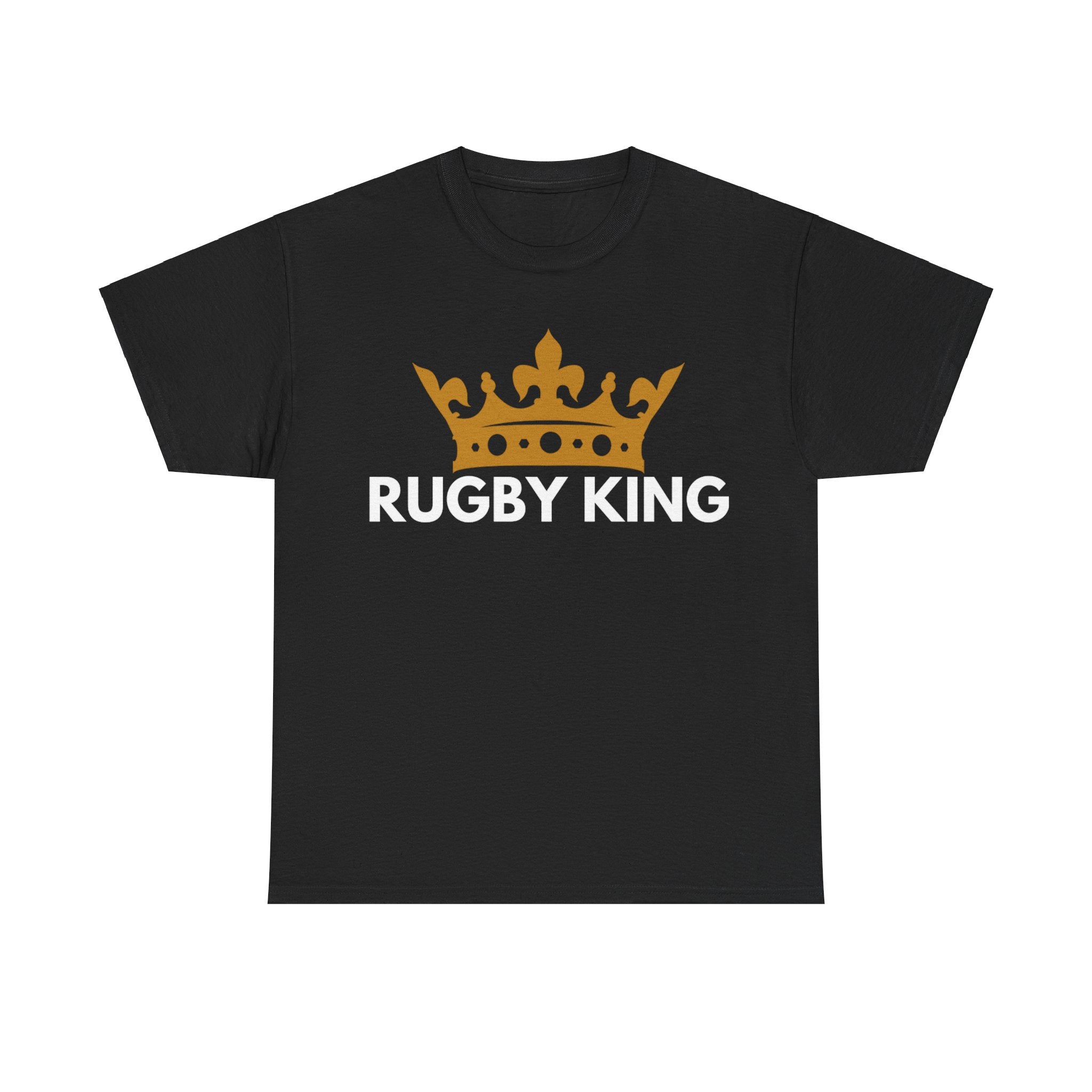 "RUGBY KING" Cotton Tee Unisex Front Print