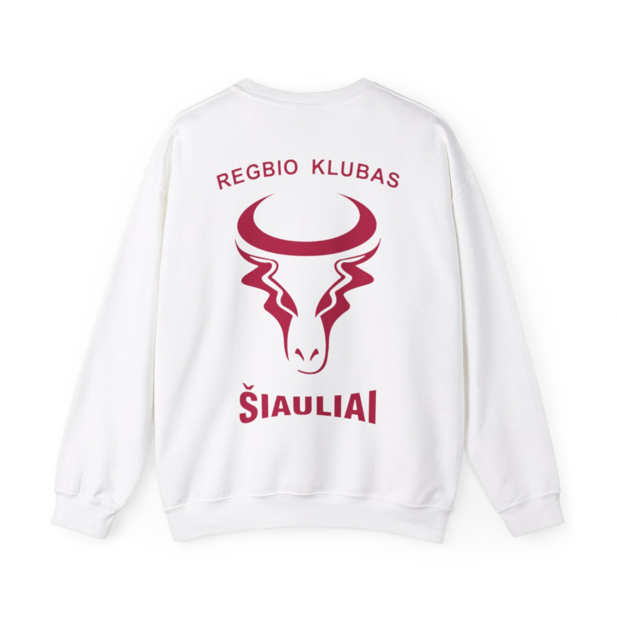 Crewneck Unisex Sweatshirt Back Print  "ŠIAULIAI"