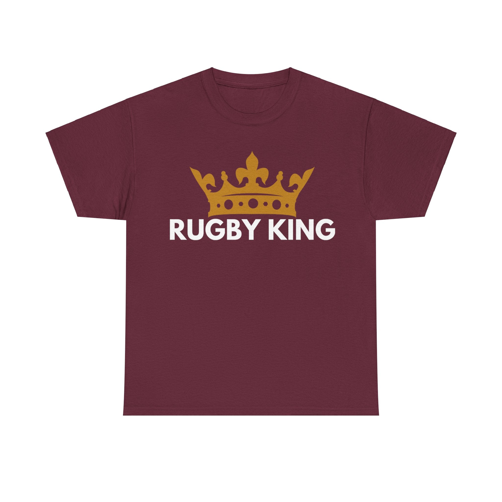 "RUGBY KING" Cotton Tee Unisex Front Print
