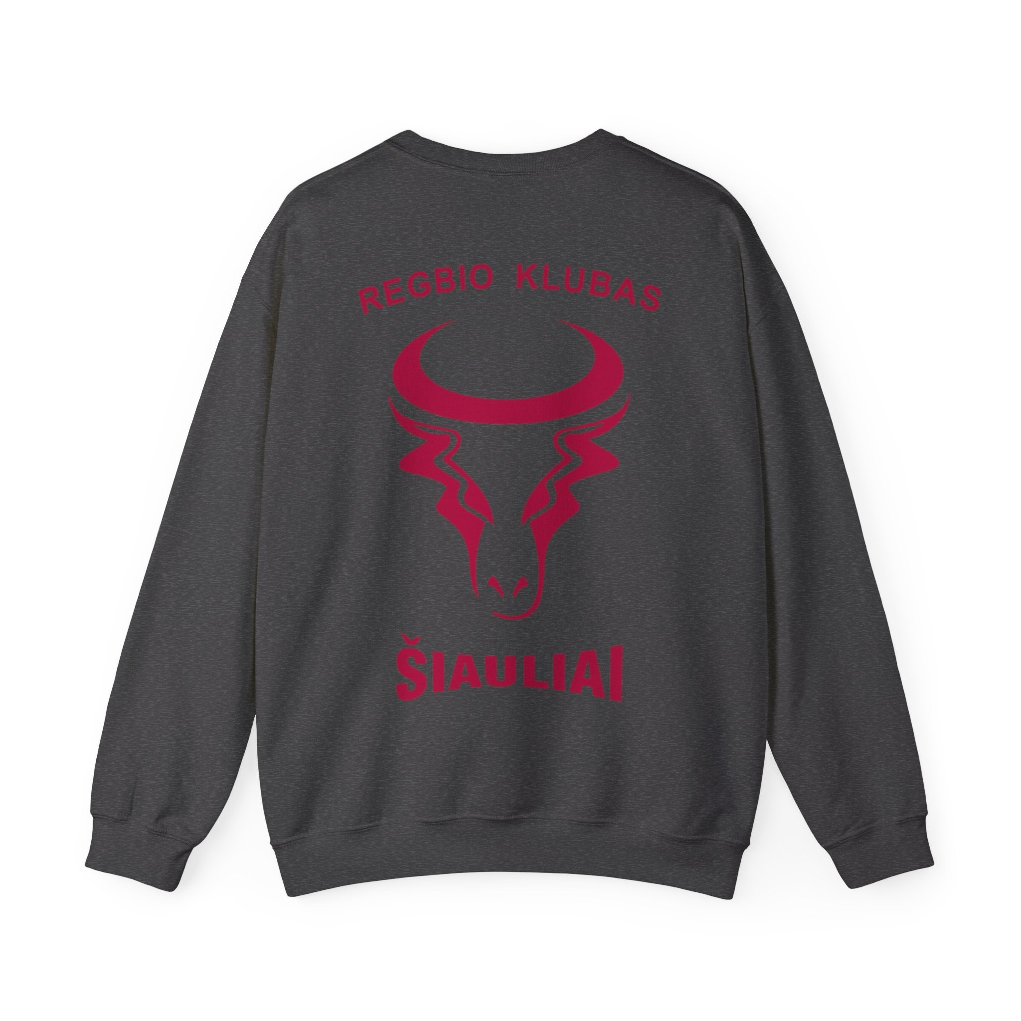 Crewneck Unisex Sweatshirt Back Print  "ŠIAULIAI"