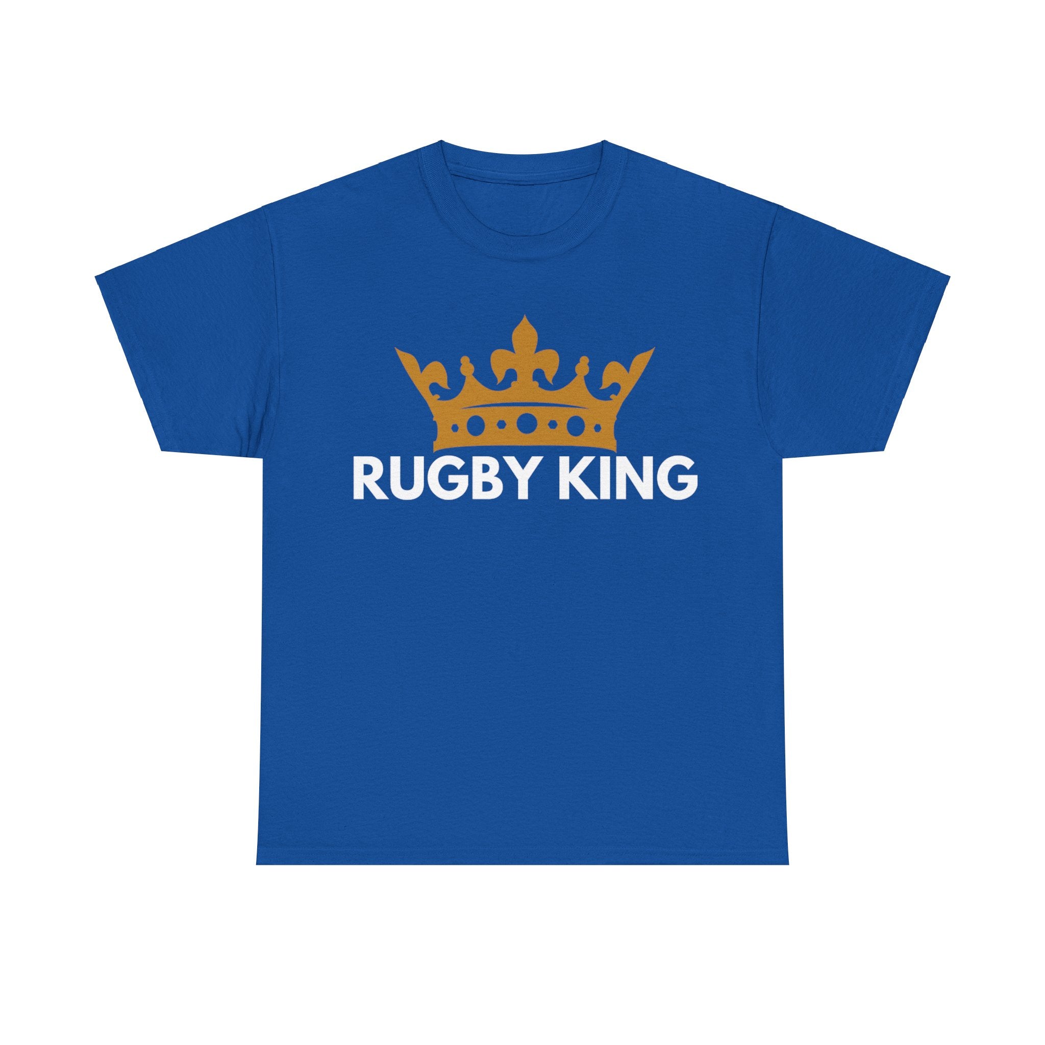 "RUGBY KING" Cotton Tee Unisex Front Print