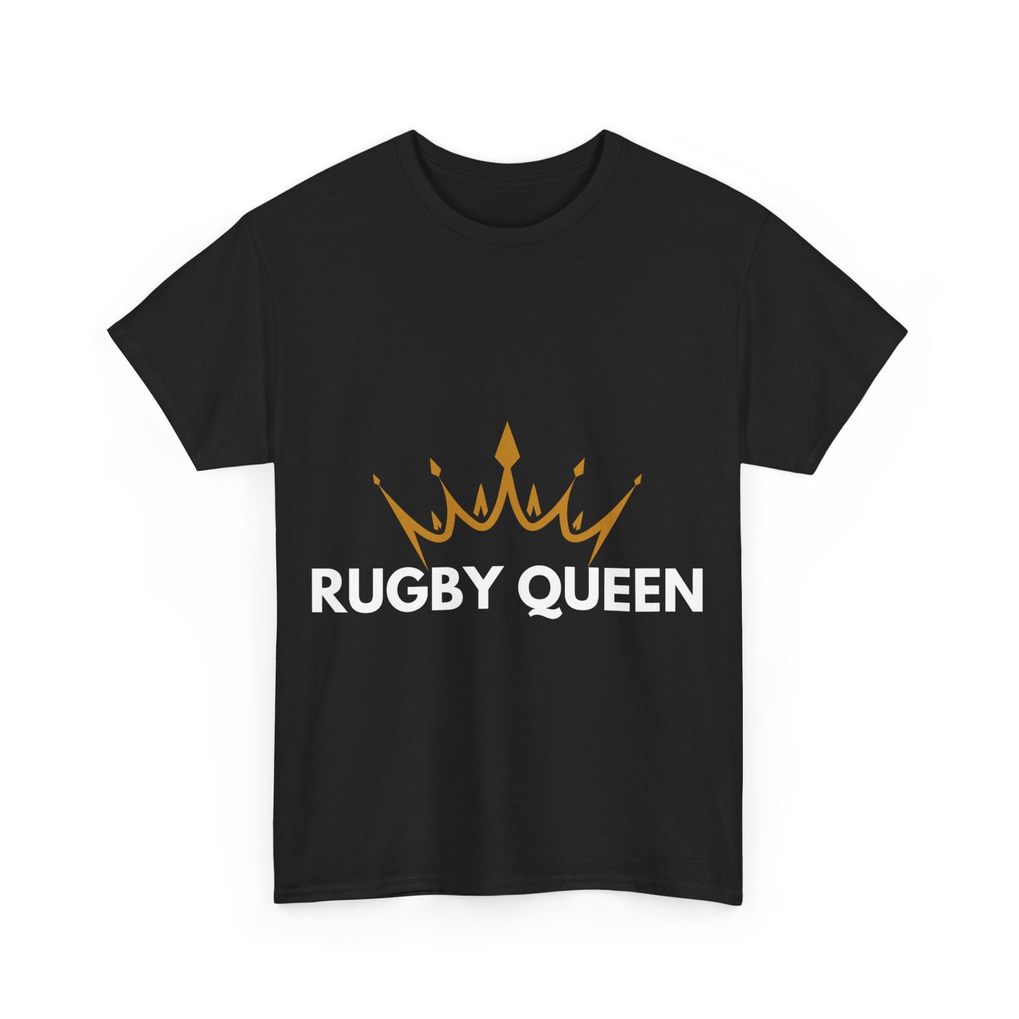 "RUGBY QUEEN" Cotton Tee Unisex Front Print