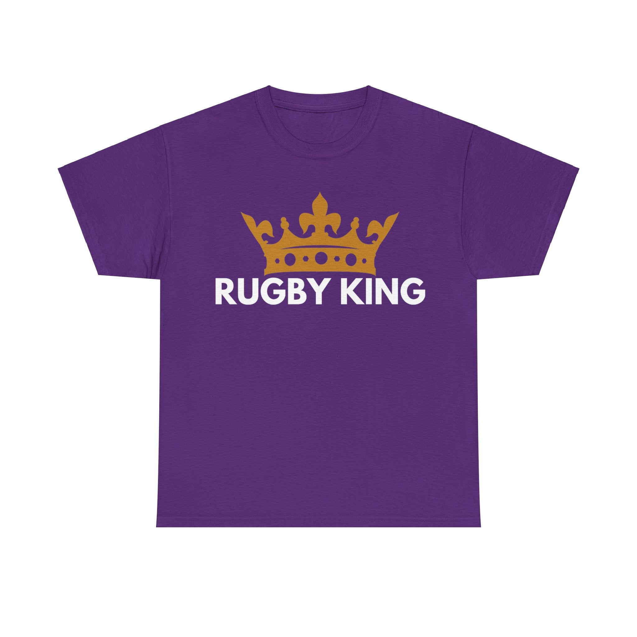 "RUGBY KING" Cotton Tee Unisex Front Print