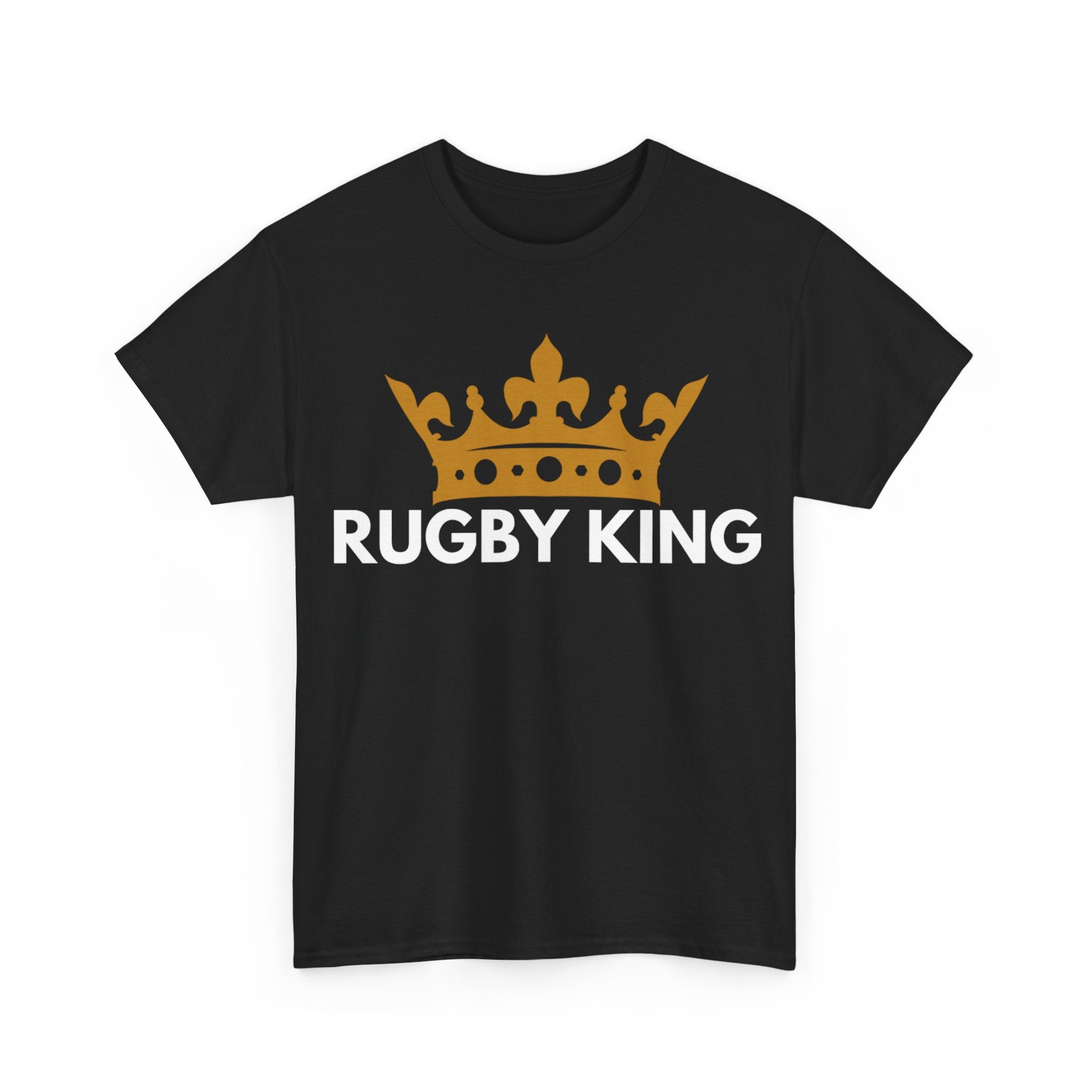 "RUGBY KING" Cotton Tee Unisex Front Print