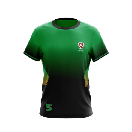 Žalia–Juoda Sportiniai Marškinėliai "LRF"